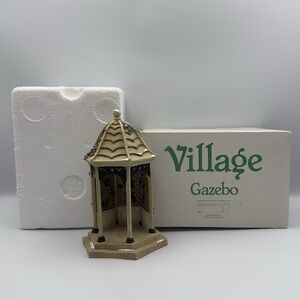 VTG DEPT 56 52652 VILLAGE GAZEBO VILLAGE ACCESSORY MINT IN BOX CHRISTMAS HOLIDAY